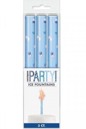 BLUE GLITZ KAKEFAKKEL (3-pk)