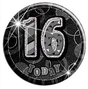 BLACK DAZZLING 16 BADGE