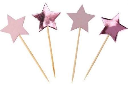 PINK STAR CUPCAKE PYNT