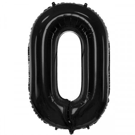 XL SVART FOLIEBALLONG 0