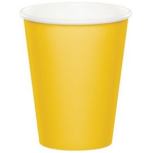 GULE PAPPKOPPER (8-pk)