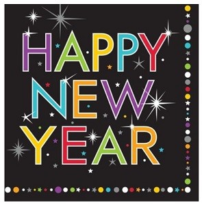 NEW YEARS´S SPARKLE SERVIETTER