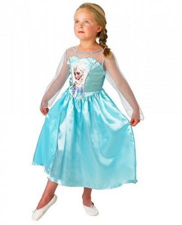 DISNEY FROST ELSA KJOLE (7-8 år)