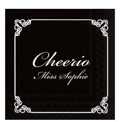 GREVINNEN OG HOVMESTEREN SERVIETTER - CHEERIO