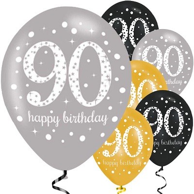 GOLD SPARKLING CELEBRATION BALLONGER 90