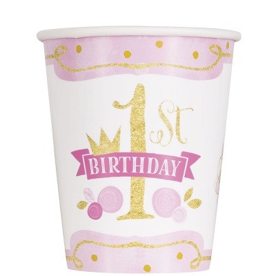 PINK & GOLD 1st BIRTHDAY KOPPER