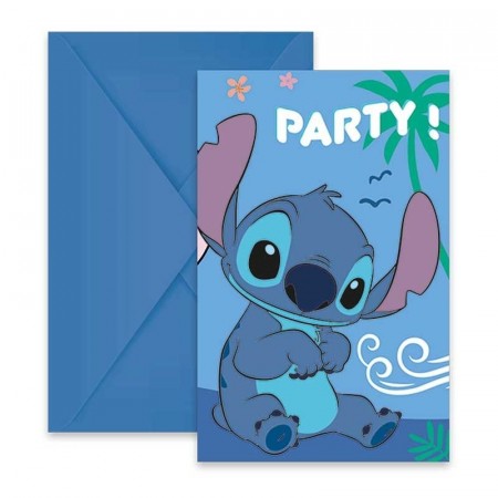 LILO & STITCH INVITASJONER (6-pk)