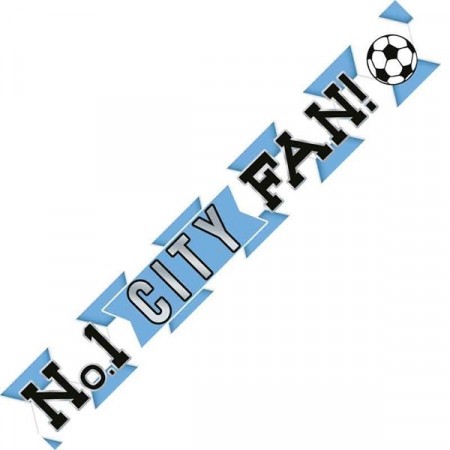 MANCHESTER CITY FOLIEBANNER