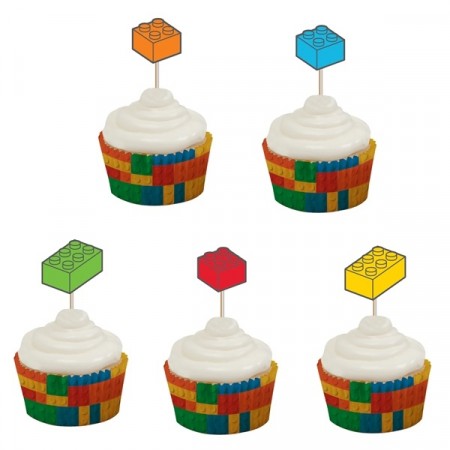 BYGGEKLOSSER CUPCAKE PYNT (12-pk)