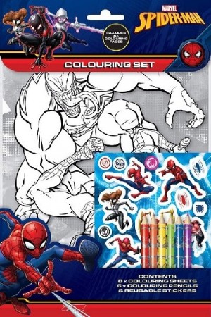SPIDER MAN TEGNEPAKKE (colouring set)