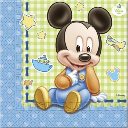 BABY MIKKE SERVIETTER