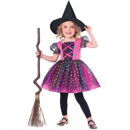 RAINBOW WITCH KOSTYME (3-4 år)