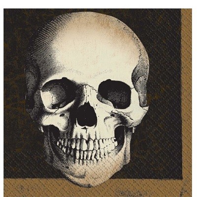 SKULL SERVIETTER