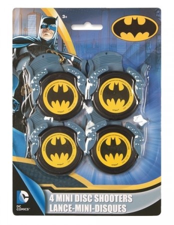 BATMAN DISC SHOOTERS (4-pk)