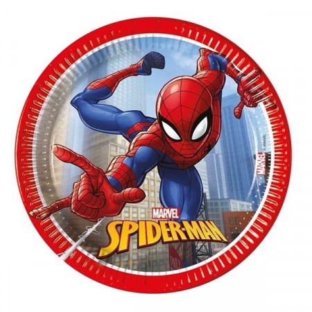 SPIDER MAN TALLERKENER -CRIME FIGHTER (20 cm)