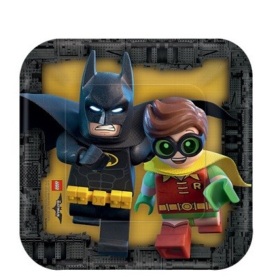 LEGO BATMAN KVADRATISKE DESSERT TALLERKENER