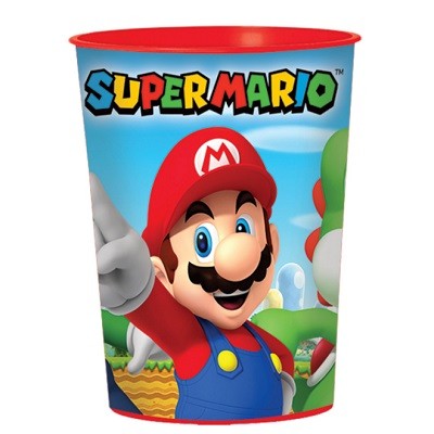 SUPER MARIO BROTHERS PLASTKOPP (1 stk)