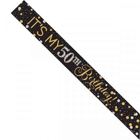GOLD SPARKLING CELEBRATION SASH (Add Age)