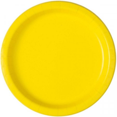 NEON GULE PAPPTALLERKENER (16-pk)