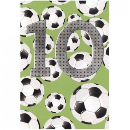 BURSDAGSKORT 10 ÅR - FOTBALL