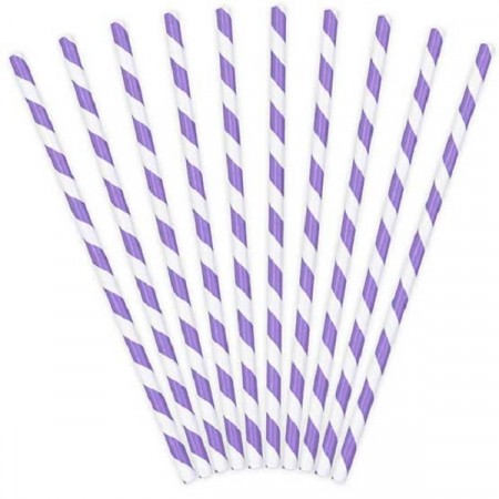LILLA STRIPEDE PAPIRSUGERØR (10-pk)