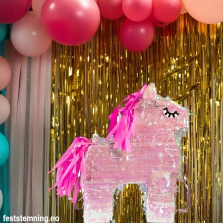 FOLDBAR ENHJØRNING PINATA - UNICORN SHIMMER
