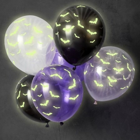 GLOW IN THE DARK FLAGGERMUS BALLONGER