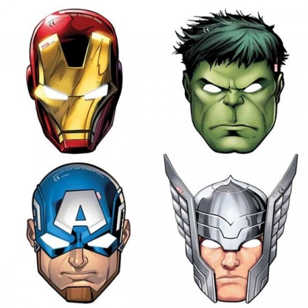AVENGERS MASKER - INFINITY STONES (6-pk)