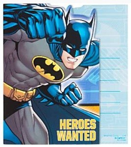 BATMAN INVITASJONER (8-pk)