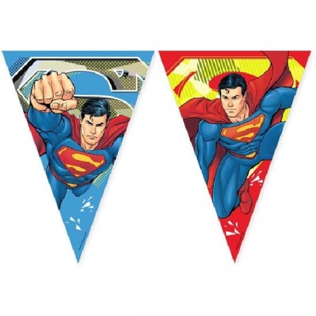 SUPERMANN BANNERFLAGG - KRYPTON