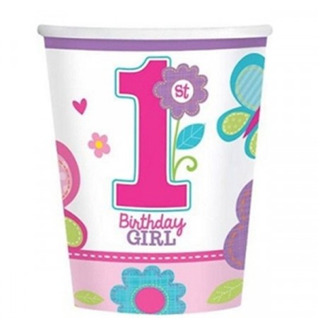 1 ÅR - BIRTHDAY GIRL - KOPPER