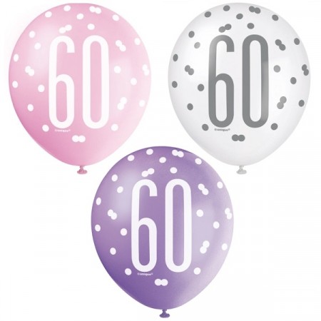 PINK GLITZ BALLONGER 60
