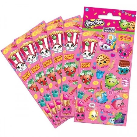 SHOPKINS KLISTREMERKER (6-pk)