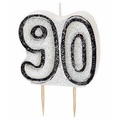 KAKELYS 90 HVIT / SVART