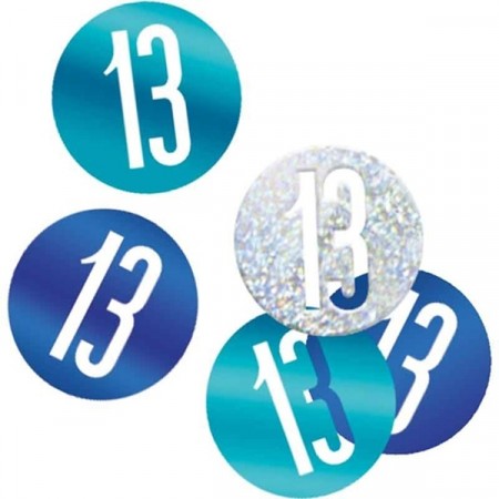 BLUE GLITZ KONFETTI 13