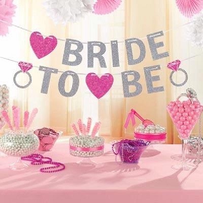 BRIDE TO BE GLITTERBANNER
