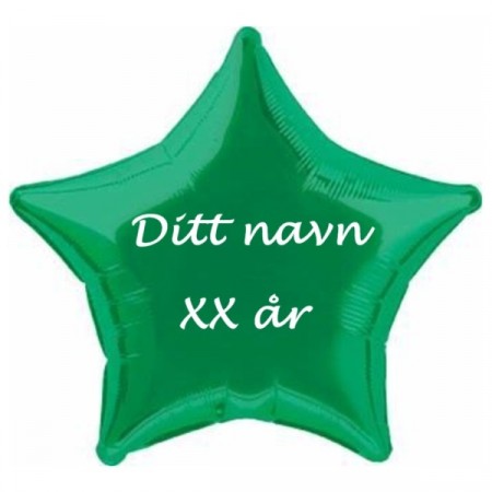 BALLONGER MED EGET NAVN/TEKST