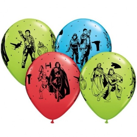 STAR WARS THE LAST JEDI BALLONGER (6-pk)