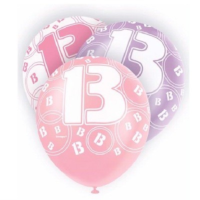 PINK GLITZ BALLONGER 13