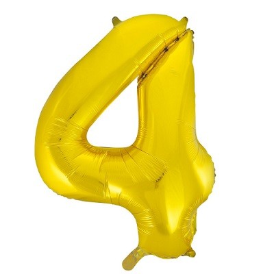 XL GULLFARGET FOLIEBALLONG 4