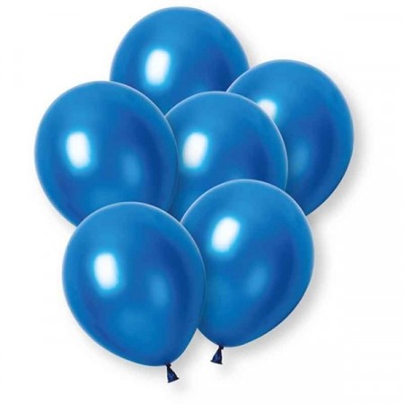 PERLEBLÅ BALLONGER (8-pk)