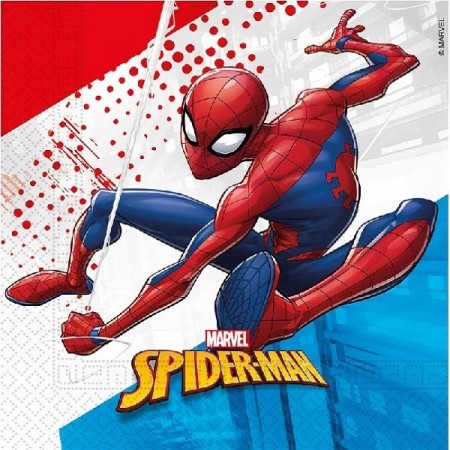 SPIDER MAN SUPER HERO SERVIETTER