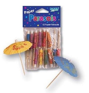 PARASOLLER - ASSOSIERTE FARGER (12-pk)