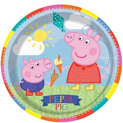 PEPPA GRIS TALLERKENER