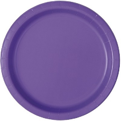 NEON LILLA PAPPTALLERKENER (16-pk)