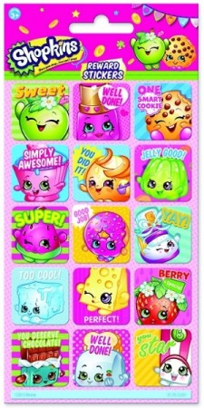 SHOPKINS REWARD KLISTREMERKER