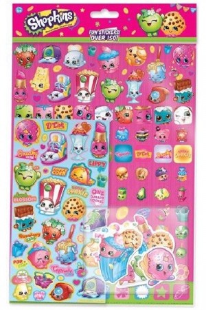 SHOPKINS MEGAPACK KLISTREMERKER (150 +)