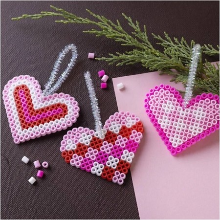 DIY HOBBYPAKKE JUL - PERLEHJERTER