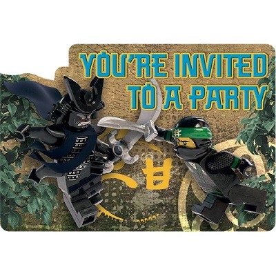 LEGO NINJAGO INVITASJONER