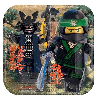 LEGO NINJAGO KVADRATISKE TALLERKENER